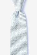 Cheviot Gray Extra Long Tie Photo (0)