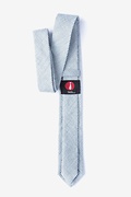 Cheviot Gray Skinny Tie Photo (1)