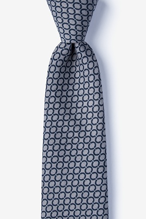 Circleville Gray Extra Long Tie