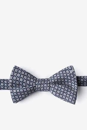 _Circleville Gray Self-Tie Bow Tie_