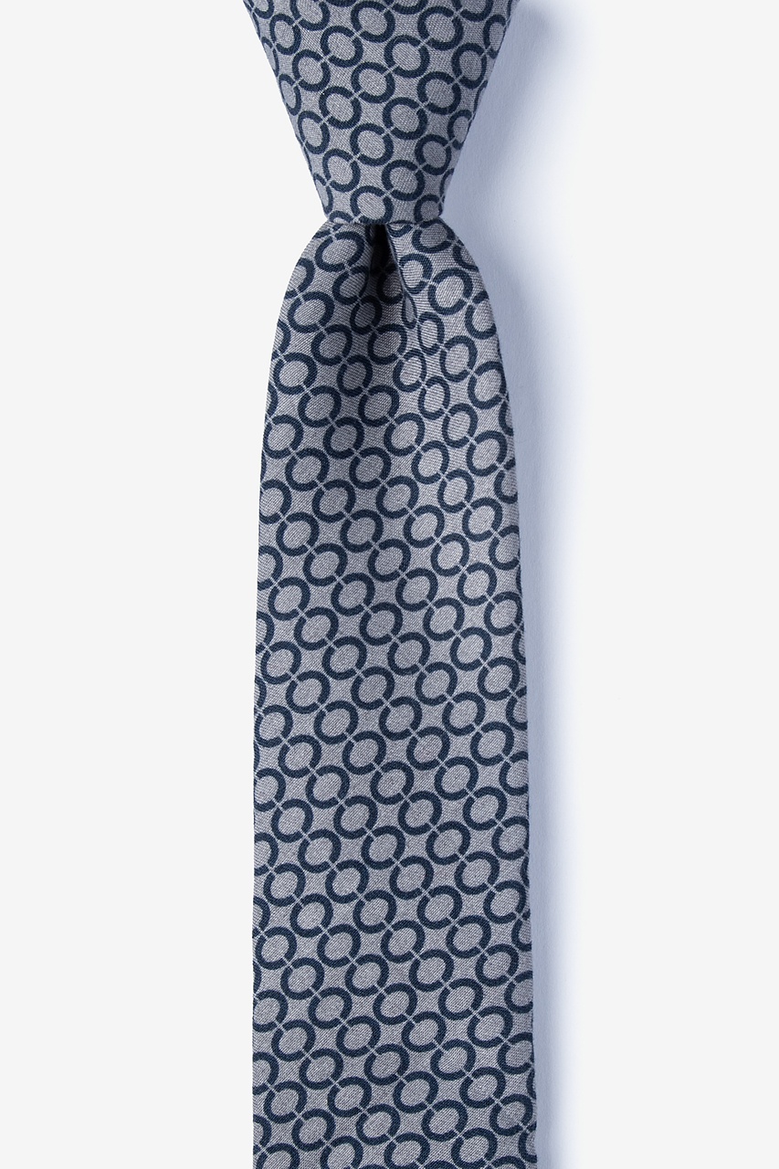 Circleville Gray Skinny Tie Photo (0)