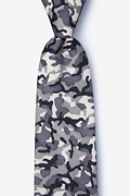 Combat Gray Extra Long Tie Photo (0)