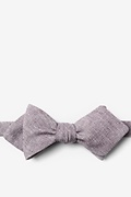 Denver Gray Diamond Tip Bow Tie Photo (0)