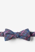 Gray Checkers Batwing Bow Tie Photo (0)