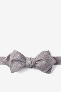 Gray Pennington Dash Diamond Tip Bow Tie Photo (0)