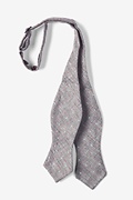 Gray Pennington Dash Diamond Tip Bow Tie Photo (1)