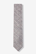 Gray Pennington Dash Skinny Tie Photo (1)