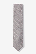 Gray Pennington Dash Skinny Tie Photo (1)