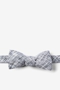 Gray Shah Batwing Bow Tie Photo (0)