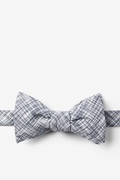 Gray Shah Self-Tie Bow Tie Photo (0)