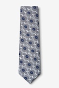 La Grande Gray Extra Long Tie Photo (1)