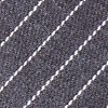 Gray Cotton Lewisville Extra Long Tie