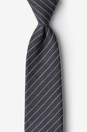 _Lewisville Gray Extra Long Tie_