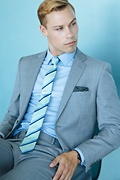 Lewisville Gray Pocket Square Photo (1)