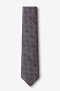 Prescott Gray Skinny Tie Photo (1)