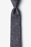 Prescott Gray Skinny Tie Photo (0)