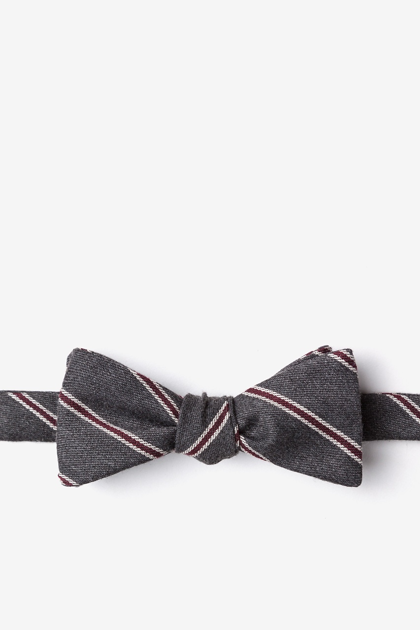 Seagoville Gray Skinny Bow Tie Photo (0)