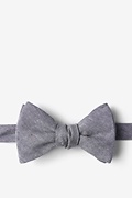 Teague Gray Self-Tie Bow Tie Photo (0)