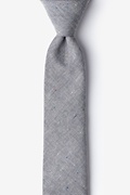Teague Gray Skinny Tie Photo (0)
