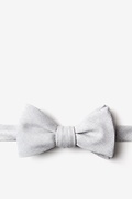 Tioga Gray Self-Tie Bow Tie Photo (0)