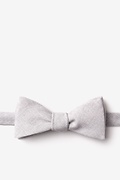 Tioga Gray Skinny Bow Tie Photo (0)