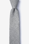 Trenton Gray Skinny Tie Photo (0)