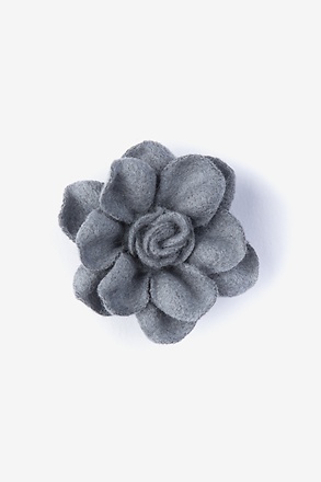 Begonia Gray Lapel Pin