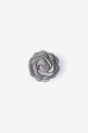 Mini Flower Gray Lapel Pin