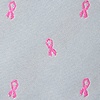 Gray Microfiber Breast Cancer Ribbon