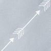 Gray Microfiber Flying Arrows Tie
