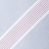 Gray Microfiber Jefferson Stripe Pre-Tied Bow Tie
