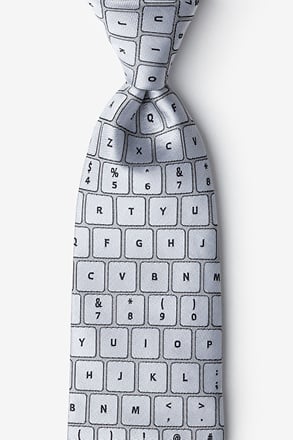 QWERTY Keyboard 2.0 Gray Tie