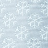 Gray Microfiber Snowflakes Extra Long Tie