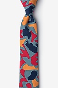 Street Camo Gray Skinny Tie Photo (0)