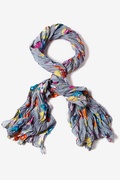 Gray Flight of the Butterflies Scarf Photo (1)