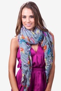 Gray Flight of the Butterflies Scarf Photo (0)