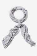 Mens Gray Candy Striped Scarf Photo (0)
