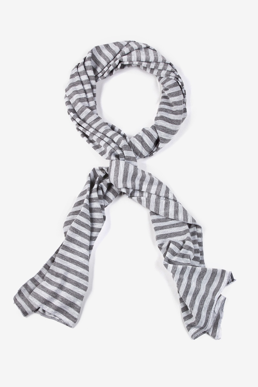 travel scarf grey