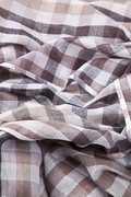 Gray Party Check Scarf Photo (1)