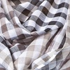 Gray Party Check Scarf