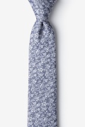 Bali Gray Skinny Tie Photo (0)