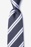 Blackwater Gray Extra Long Tie Photo (0)