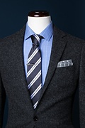 Blackwater Gray Skinny Tie Photo (2)