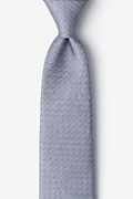 Borden Gray Extra Long Tie Photo (0)