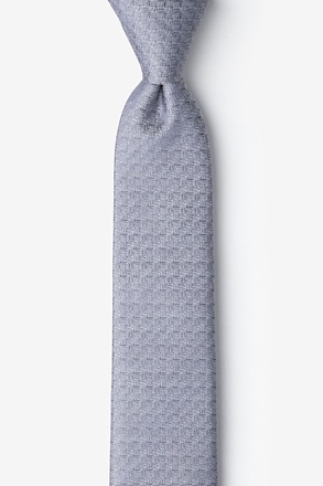 Borden Gray Skinny Tie