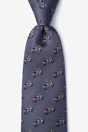 Born to Ride Gray Tie