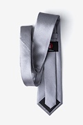 Buton Gray Extra Long Tie Photo (1)
