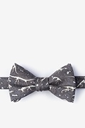 Gray Dig Fossils Self-Tie Bow Tie Photo (0)