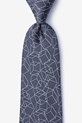 Grider Gray Extra Long Tie Photo (0)