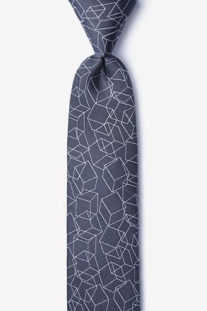 Grider Gray Skinny Tie
